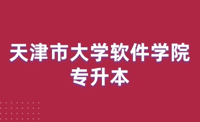 天津市大学软件学院专升本