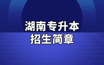 2025年湖南工程学院专升本招生简章